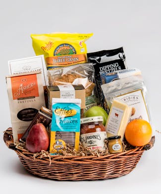 Fruit And Gourmet Gift Basket