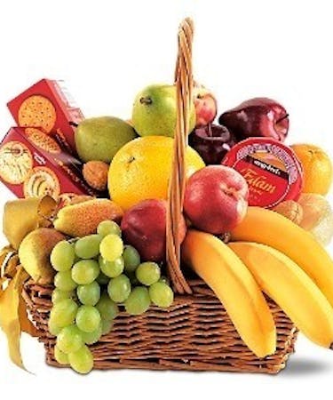 Fruit, Nuts & Cheese Basket